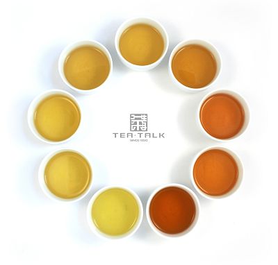 圖三 - 不同製程的茶湯顏色