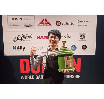 圖二 - 台灣吳則霖獲得2016年咖啡大師賽冠軍